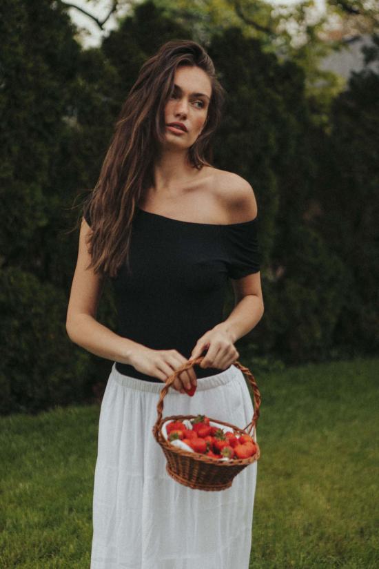  로레트 란제리 바디수트 티셔츠 Lorette 란제리 오페라 바디수트 - LORETTE LINGERIE