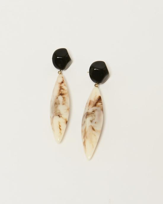  발렛 스튜디오 이어링 발레 마고  블랙/아이보리 - VALET STUDIO