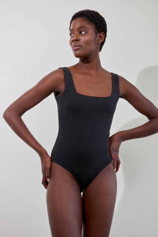  마리아 스탠리 바디수트 티셔츠 바디수트 2.0 누아르 - MARIA STANLEY