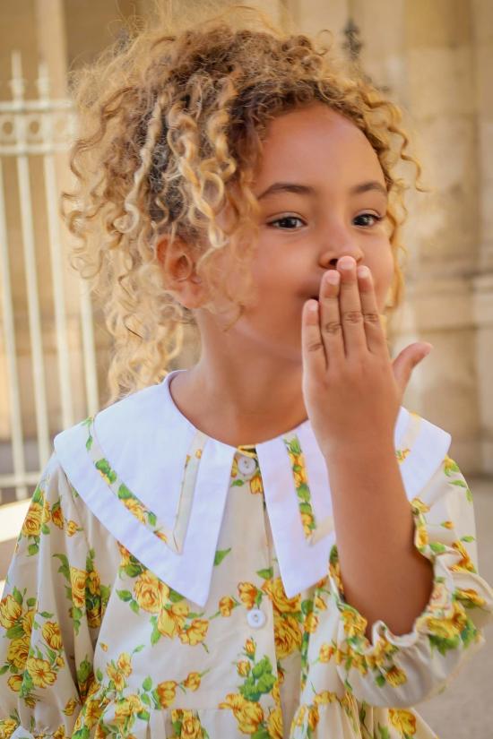  [키즈] Piper&Cloth 원피스 파이퍼앤클로스 가든 드레스 헤리티지 로즈 - PIPER&CLOTH