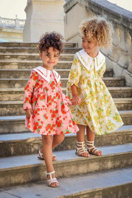  [키즈] Piper&Cloth 원피스 파이퍼앤클로스 가든 드레스 헤리티지 로즈 - OTHER BRANDS