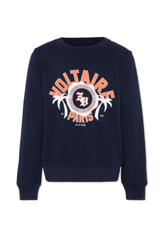 26SS [키즈] 자딕앤볼테르 트레이닝 상의 X60587 83D BLUE