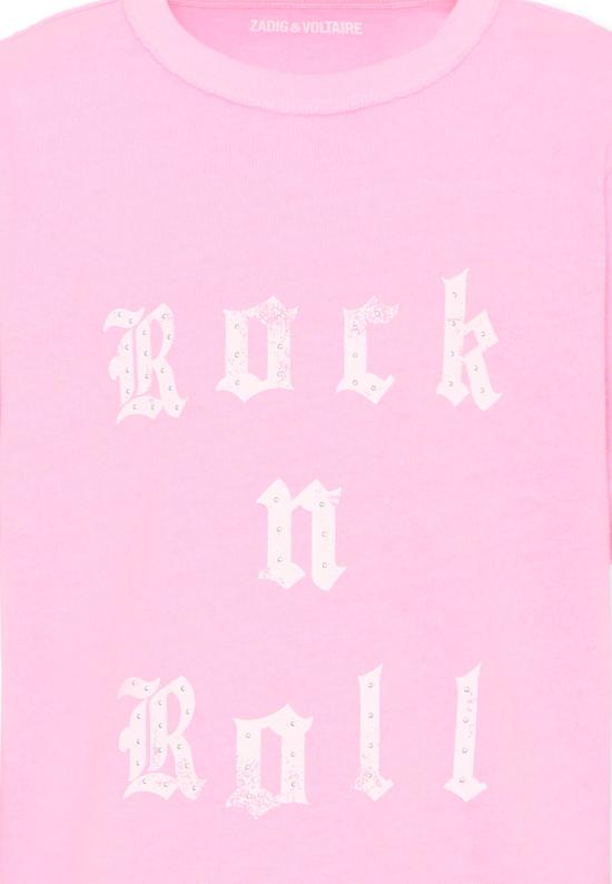 26SS [키즈] 자딕앤볼테르 티셔츠 X60534 47F PINK - ZADIG & VOLTAIRE