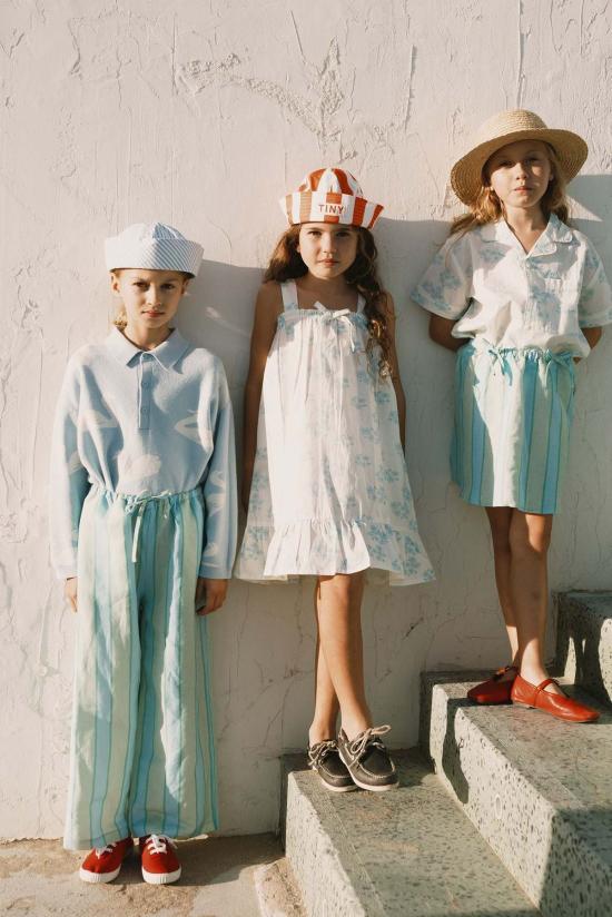  [키즈] 타이니코튼 라운지 웨어 키즈 블로섬 나이트가운 드레스 - TINYCOTTONS