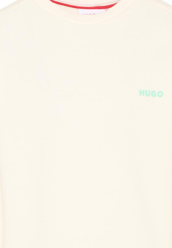 26SS [키즈] 휴고보스 트레이닝 상의 G01024 153 IVORY - HUGO BOSS