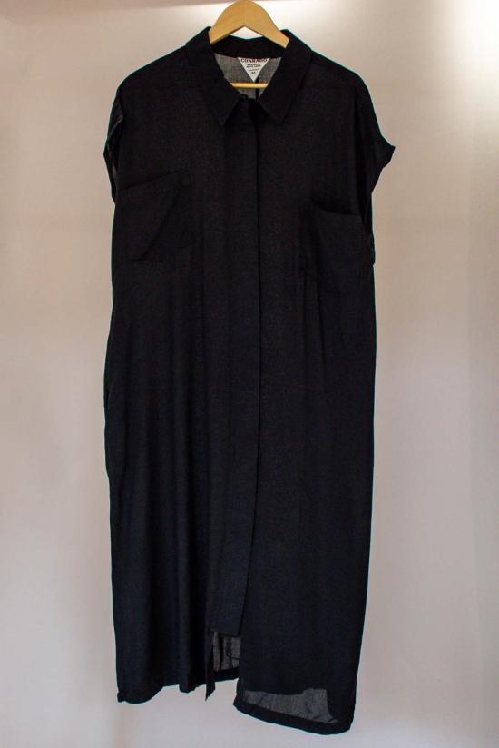  콘라도 숏 원피스 다니엘 블랙 셔츠 드레스 - CONRADO