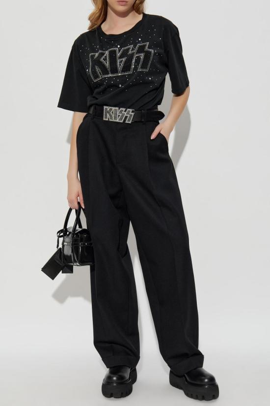  디스퀘어드2 반팔 티셔츠 Dsquared2 X Kiss 티셔츠 - DSQUARED2