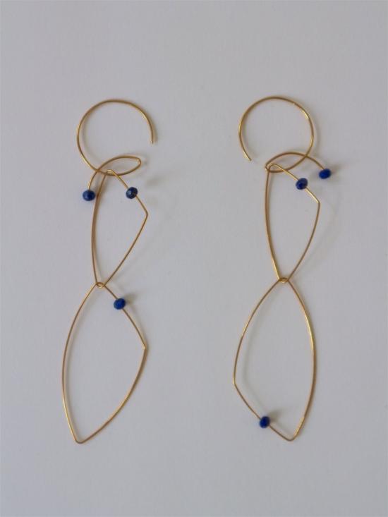  멜리사 맥아더 이어링 멀티웨어  (라피스 라줄리 골드) - MELISSA MCARTHUR