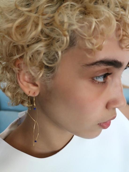  멜리사 맥아더 이어링 멀티웨어  (라피스 라줄리 골드)