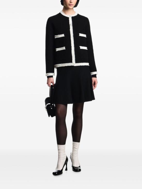  엠포리오 아르마니 수트 자켓 크루넥 블레이저 재킷 블랙 - EMPORIO ARMANI