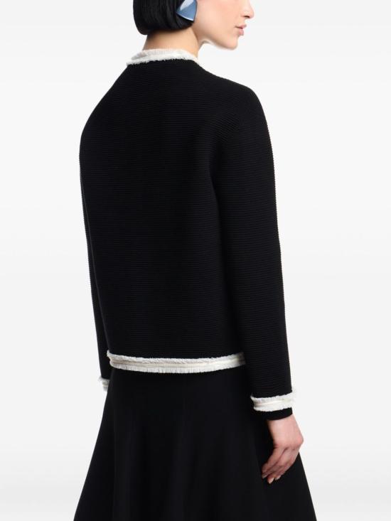  엠포리오 아르마니 수트 자켓 크루넥 블레이저 재킷 블랙 - EMPORIO ARMANI