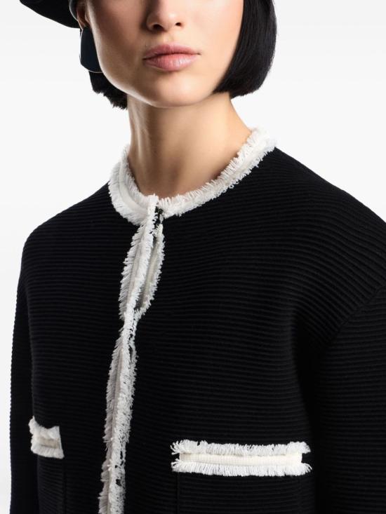  엠포리오 아르마니 수트 자켓 크루넥 블레이저 재킷 블랙 - EMPORIO ARMANI