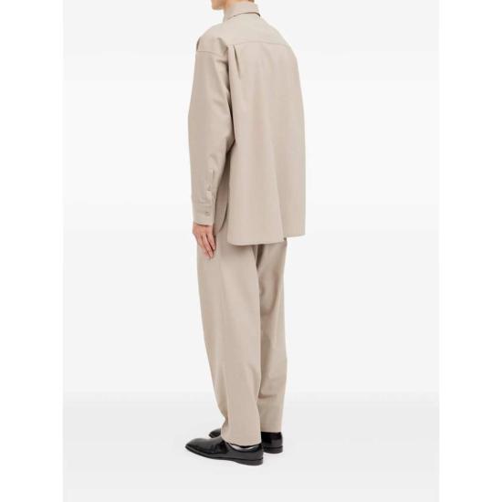  MM6 메종마르지엘라 탑 Mm6 메종 마르지엘라 셔츠 라이트 베이지 - MM6 MAISON MARGIELA