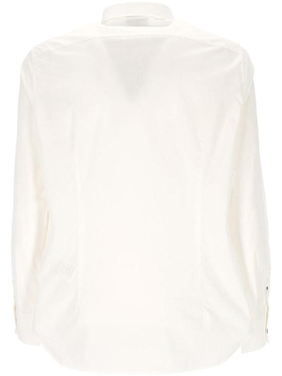  엠포리오 아르마니 셔츠 버튼업 긴팔  화이트 - EMPORIO ARMANI