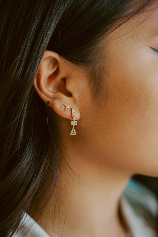  시에라 윈터 주얼리 이어링 프레리 스타  화이트 토파즈 - SIERRA WINTER JEWELRY