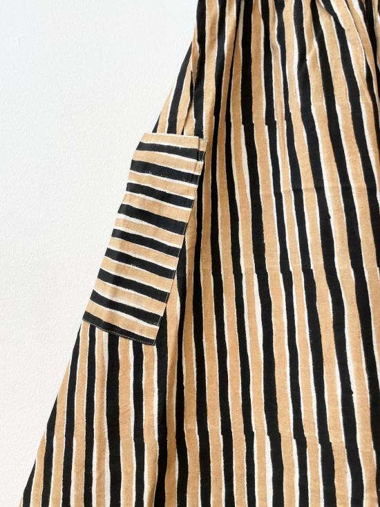  Happy French Gang 롱 스커트 해피 프렌치 갱 틸다  블랙 & 카멜 - OTHER BRANDS