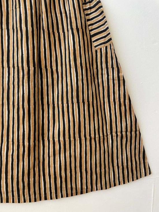  Happy French Gang 롱 스커트 해피 프렌치 갱 틸다  블랙 & 카멜 - OTHER BRANDS