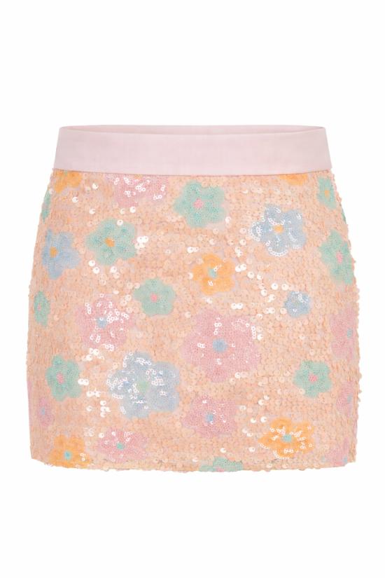 26SS [키즈] 시모네타 스커트 SY7A21 U0277 500MC PINK - SIMONETTA