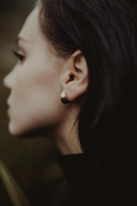  Uni 이어링 유니 주얼리 이니드 스터드