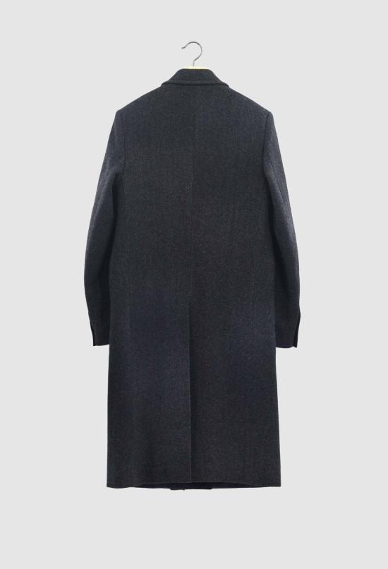  율리아 옌츠슈 트렌치 코트 캐머런 더블 브레스트 울 코트 그레이 헤링본 - JULIA JENTZSCH