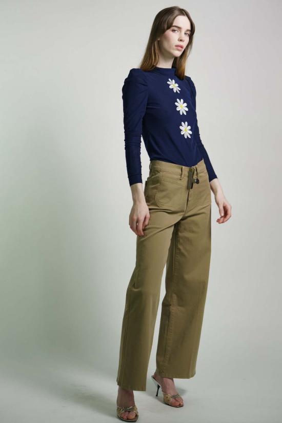  크리스티닛 블라우스 데이지 카론 탑 - KRISTINIT