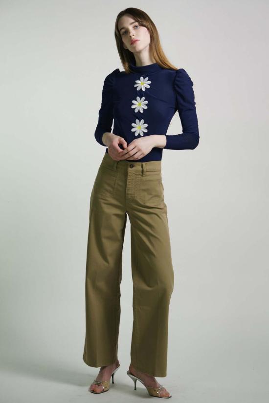  크리스티닛 블라우스 데이지 카론 탑 - KRISTINIT