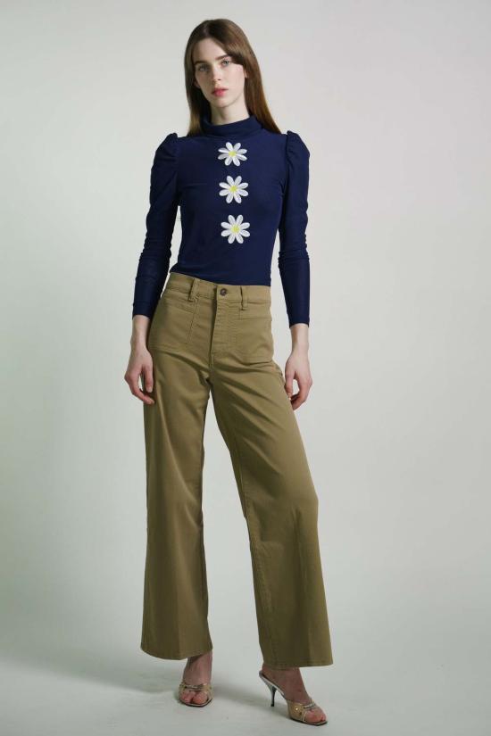  크리스티닛 블라우스 데이지 카론 탑 - KRISTINIT