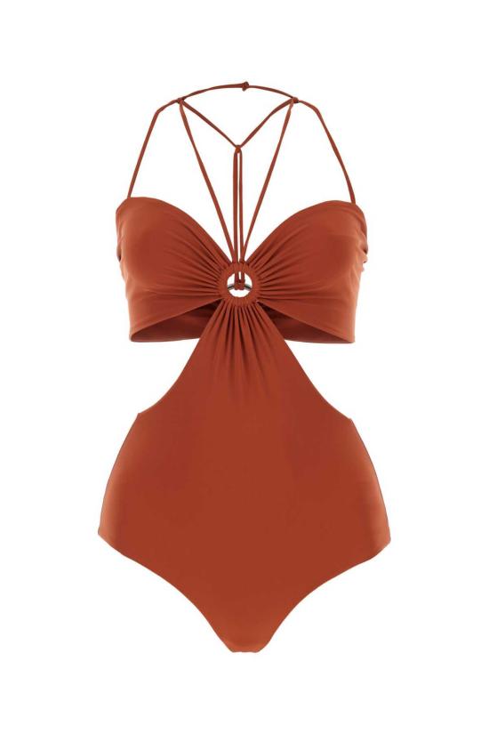  넨시 도자카 원피스 수영복 Nensi Dojaka Brick Stretch Polyester Swimsuit Burora