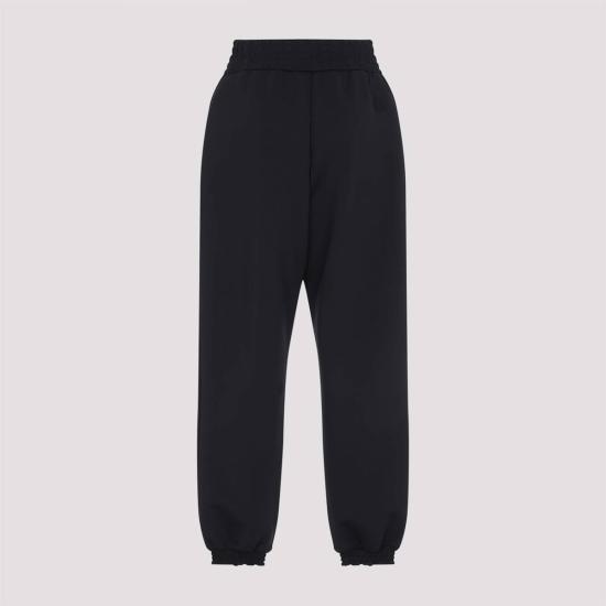  몽클레어 트레이닝/조거 팬츠 폴리에스터 트랙 팬츠 블랙 - MONCLER