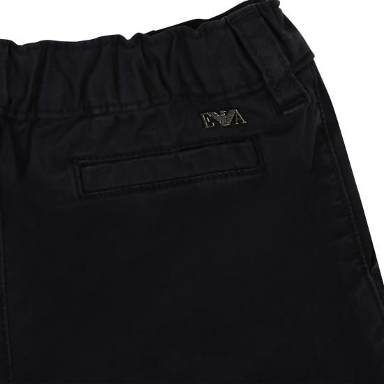  [키즈] 엠포리오 아르마니 트레이닝/조거 팬츠 로고 블루 - EMPORIO ARMANI