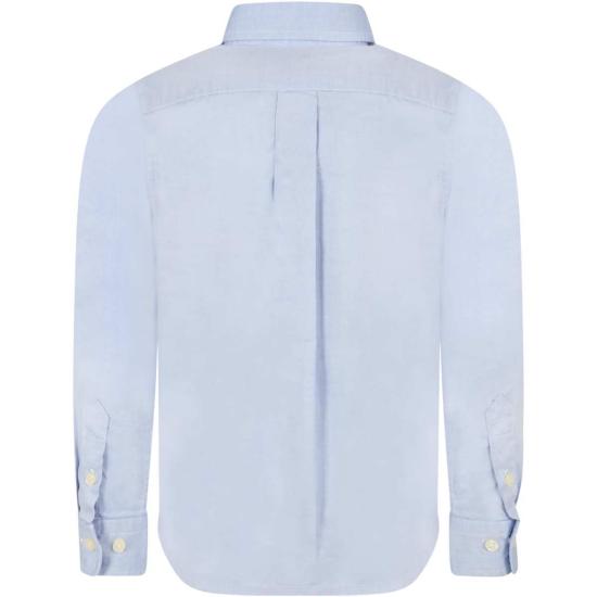  [키즈] 랄프 로렌 셔츠 아동용 포니 로고 셔츠 (연한 파란색) - RALPH LAUREN