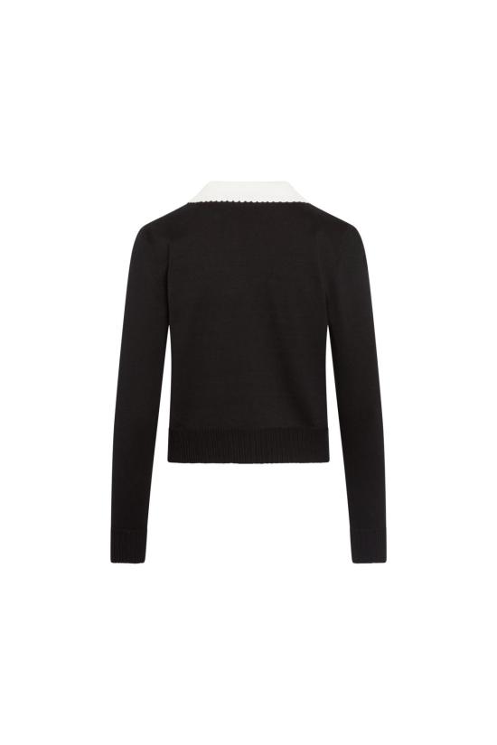  OLIVIA LATINOVICH 가디건 올리비아 라티노비치 페니워스 여사 카디건 블랙 - OTHER BRANDS