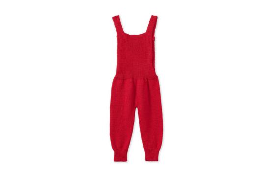  [키즈] Vild House of Little 오버롤 키즈 빌드 하우스 아기 알파카  레드 - OTHER BRANDS