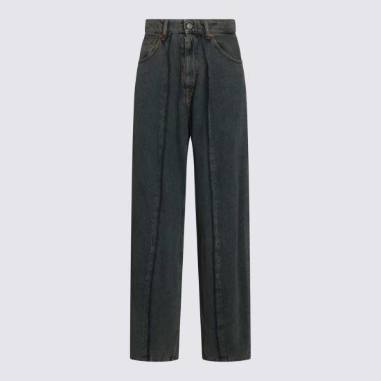  MM6 메종마르지엘라 데님 팬츠 Mm6 메종 마르지엘라 라이트 그레이 코튼 진 라이트 그레이