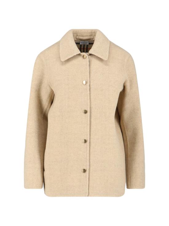  버버리 자켓 버진 울 재킷 베이지