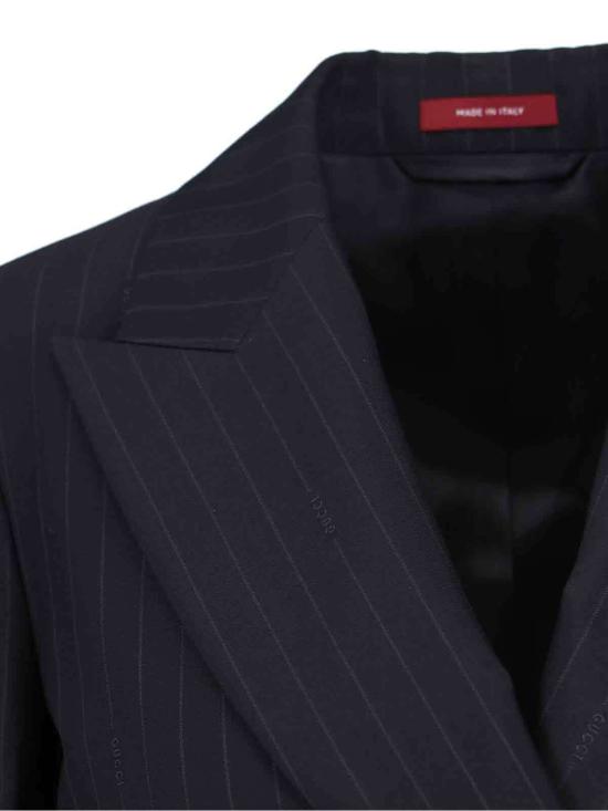  구찌 수트 자켓 더블 브레스티드 블레이저 블랙 - GUCCI