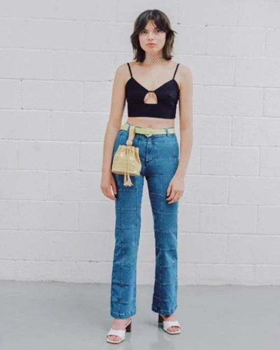  팔로마울 민소매 티셔츠 팔로마 울 알프 린넨 탑 네이비 - PALOMA WOOL