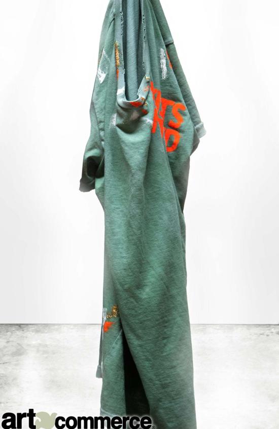  프리시티 반팔 티셔츠 아티스트 모집: 페인트 티 그린 멀티 - FREECITY