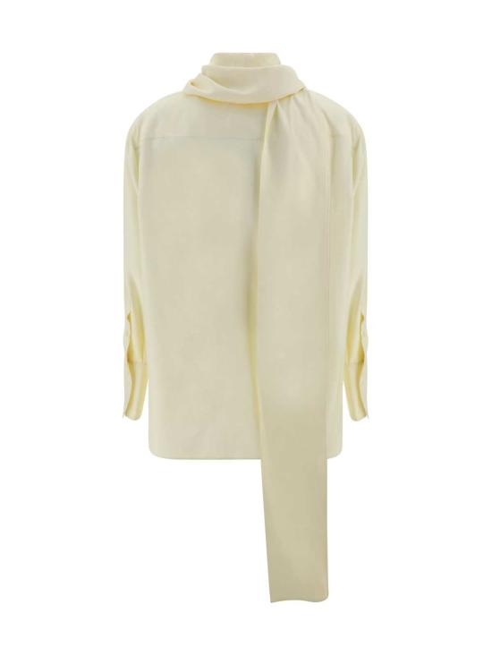  지방시 블라우스 실크  크림 - GIVENCHY