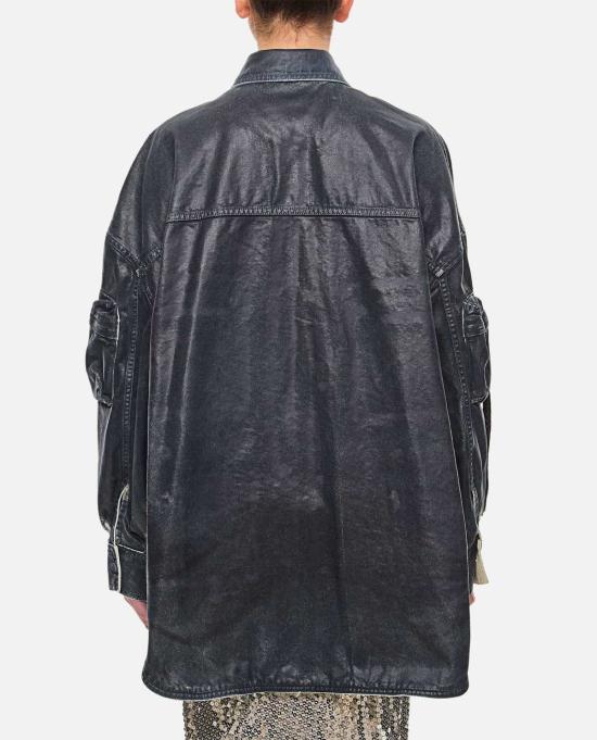  디 아티코 코트 아티코 멀티 포켓 숏  블랙 - THE ATTICO