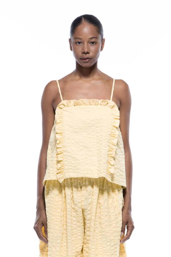  토잇 볼랑 민소매 티셔츠 토잇 볼란트 빅토리아 탑 선