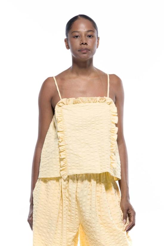  토잇 볼랑 민소매 티셔츠 토잇 볼란트 빅토리아 탑 선 - TOIT VOLANT