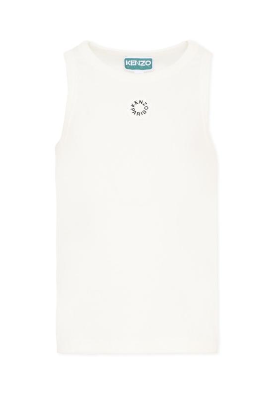 26SS [키즈] 겐조 트레이닝 상의 K61880 117 WHITE