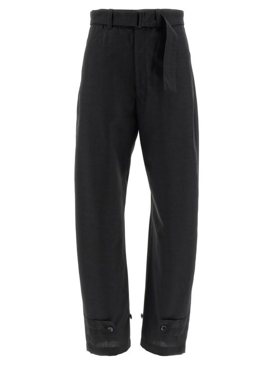  르메르 스트레이트 팬츠 커브드 테일러드  블랙