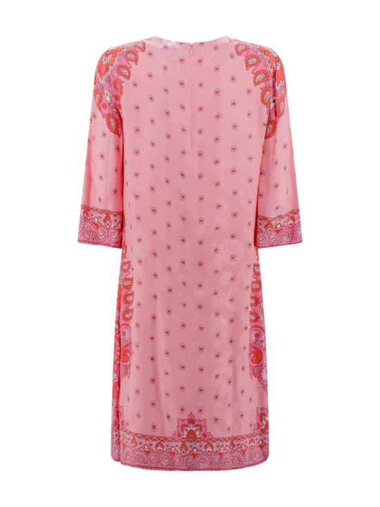  에트로 튜닉 페이즐리 프린트 실크 블렌드  드레스 - ETRO