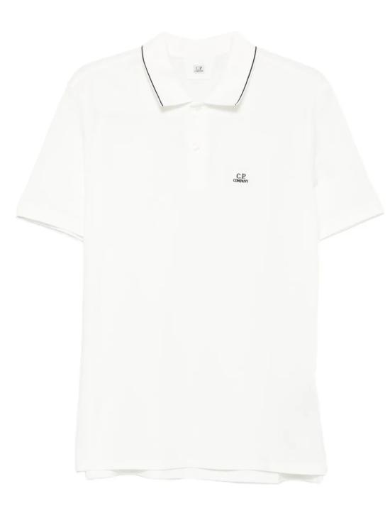 26SS 씨피 컴퍼니 폴로 티셔츠 RCCMPL722A 005263W 103 Gauze white