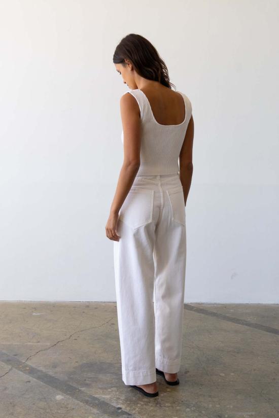  왈츠 데님 팬츠 와이드핏 진 레 - WALTZ