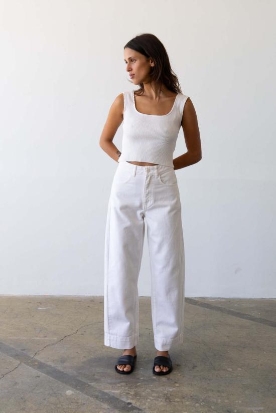  왈츠 데님 팬츠 와이드핏 진 레 - WALTZ