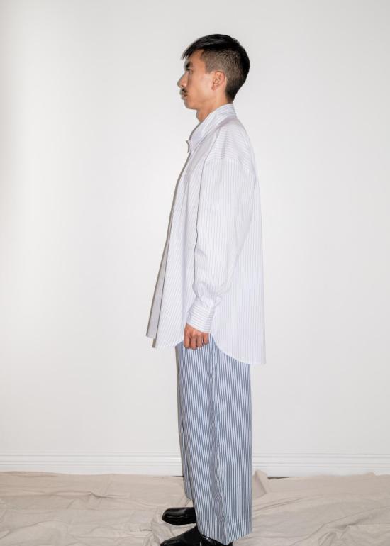  et Tigre 긴팔 셔츠 Et Tigre Alistair  블루 - ET TIGRE