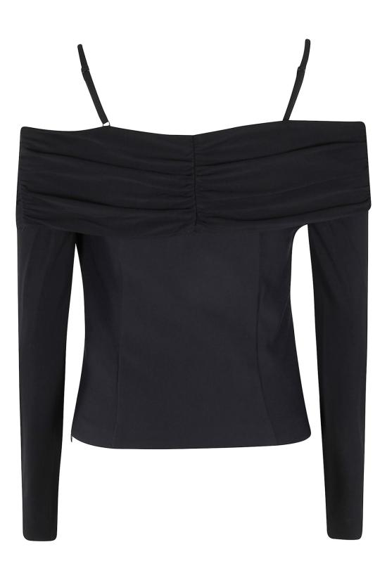  조나단 심카이 블라우스 헤이즐 탑 블랙 - JONATHAN SIMKHAI